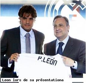 Pedro Leon au Real Madrid